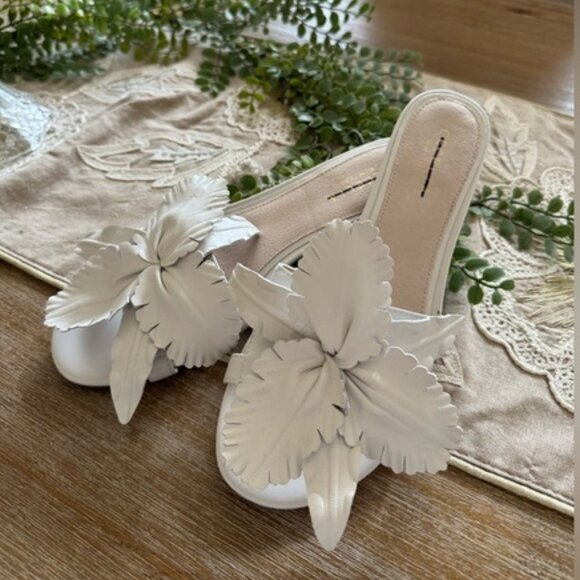 Anthropologie Cecelia New York Lila Slide Sandals Size 8 NWOT $179 - Picture 2 of 9